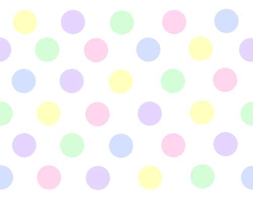 Printed Wafer Paper - Pastel Dots - Click Image to Close